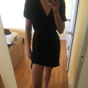 Babaton mini wrap dress